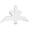 Ekena Millwork Alberta Architectural Grade PVC Gable Bracket, 60"W x 25"H x 2"D x 6"F, 10/12 Pitch GBP060X25X0206ALB00 - alternate 1